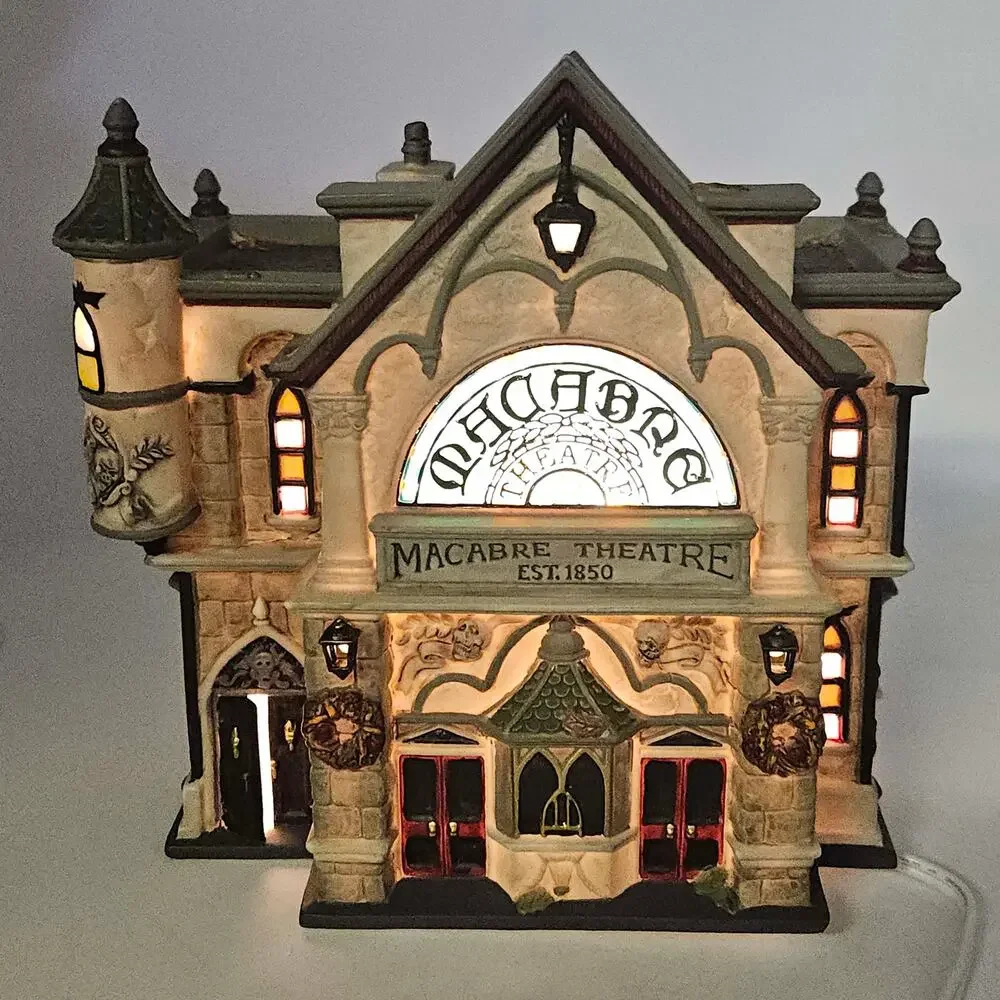 Department 56 Dickens' Village All Hallows' Eve Macabre Theatre Illuminated